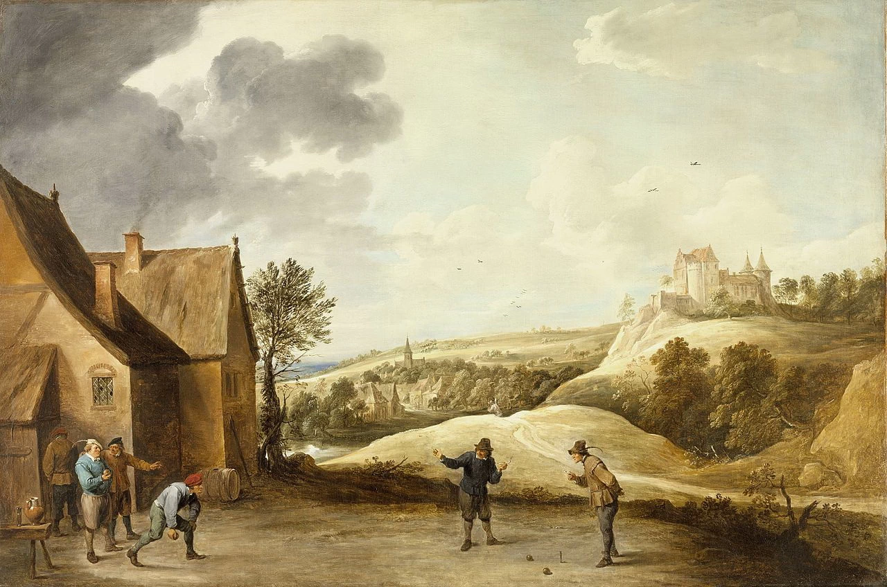 Contadini che giocano a bocce - Los Angeles County Museum of Art